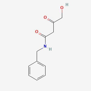 molecular formula C11H13NO3 B8748623 N-benzyl-4-hydroxy-3-oxobutanamide 