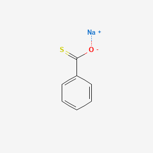 molecular formula C7H5NaOS B8748763 Sodium thiobenzoate CAS No. 51066-54-7