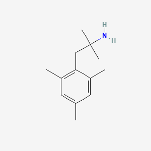 molecular formula C13H21N B8748816 1-Mesityl-2-methylpropan-2-amine 