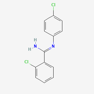o-Chloro-N-(p-chlorophenyl)benzamidine