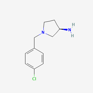 molecular formula C11H15ClN2 B8748865 (R)-3-amino-1-(4-chlorobenzyl)pyrrolidine 