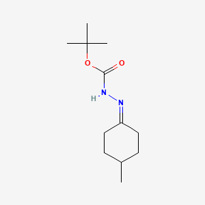 molecular formula C12H22N2O2 B8748928 t-Butyl 2-(4-methylcyclohexylidene)hydrazinecarboxylate 