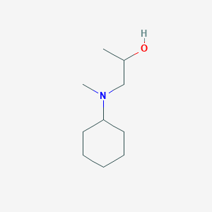 molecular formula C10H21NO B8749010 1-(Cyclohexyl(methyl)amino)propan-2-ol CAS No. 78345-60-5