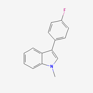 B8749014 1H-Indole, 3-(4-fluorophenyl)-1-methyl- CAS No. 93957-59-6