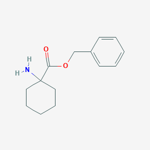 molecular formula C14H19NO2 B8749067 Benzyl 1-aminocyclohexanecarboxylate 