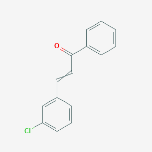 molecular formula C15H11ClO B8749160 3-(3-Chlorophenyl)-1-phenylprop-2-en-1-one 