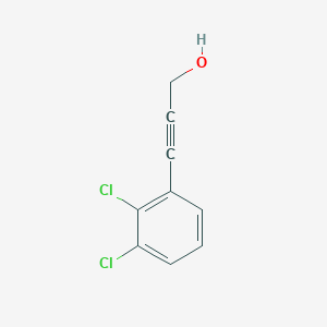 molecular formula C9H6Cl2O B8749176 3-(2,3-Dichlorophenyl)prop-2-yn-1-ol 