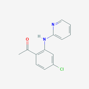 1-(4-Chloro-2-(pyridin-2-ylamino)phenyl)ethanone