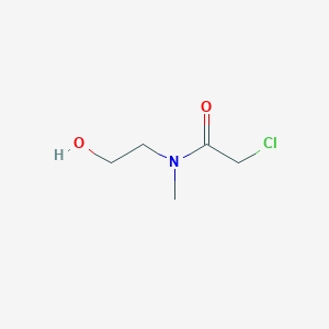 2-chloro-N-(2-hydroxyethyl)-N-methylacetamide