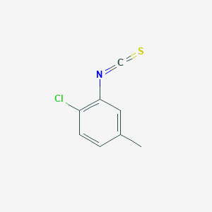 molecular formula C8H6ClNS B8749292 1-Chloro-2-isothiocyanato-4-methylbenzene 