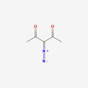 molecular formula C5H6N2O2 B8749300 3-Diazopentane-2,4-dione 