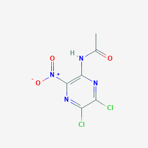 N-(5,6-dichloro-3-nitropyrazin-2-yl)acetamide
