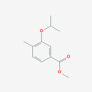 molecular formula C12H16O3 B8749318 Methyl 3-isopropoxy-4-methylbenzoate 