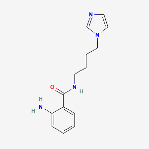 2-Amino-N-[4-(1H-imidazol-1-yl)butyl]benzamide