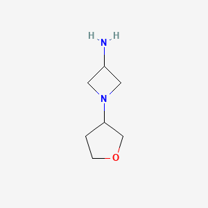 1-(Tetrahydrofuran-3-yl)azetidin-3-amine