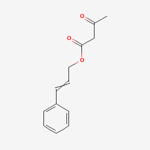 molecular formula C13H14O3 B8749373 3-Phenylprop-2-enyl 3-oxobutanoate 