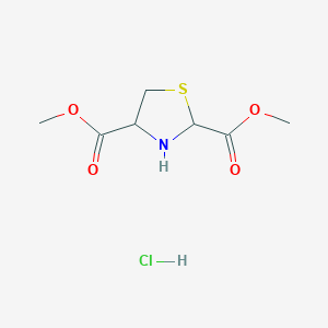 Dimethyl 1,3-thiazolidine-2,4-dicarboxylate;hydrochloride