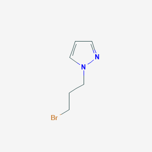 molecular formula C6H9BrN2 B8749419 1-(3-Bromopropyl)-1H-pyrazole 