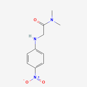molecular formula C10H13N3O3 B8749424 4-[n-(Dimethylaminocarbonylmethyl)-amino]-nitrobenzene 