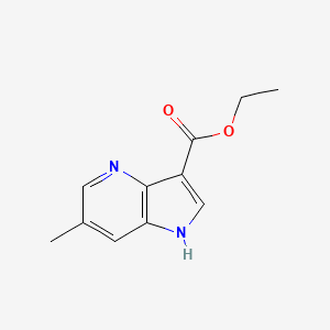 molecular formula C11H12N2O2 B8749432 Ethyl 6-methyl-1H-pyrrolo[3,2-B]pyridine-3-carboxylate 