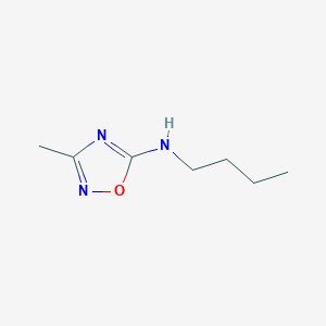 molecular formula C7H13N3O B8749466 N-Butyl-3-methyl-1,2,4-oxadiazol-5-amine CAS No. 62347-89-1