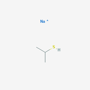 molecular formula C3H8NaS B8749476 2-Propanethiol, sodium salt 