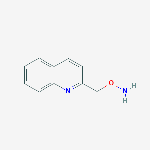 molecular formula C10H10N2O B8749487 O-(quinolin-2-ylmethyl)hydroxylamine 