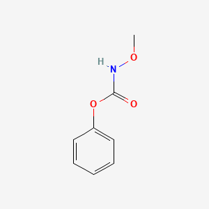 molecular formula C8H9NO3 B8749503 Methoxy-carbamic acid phenyl ester CAS No. 85989-62-4