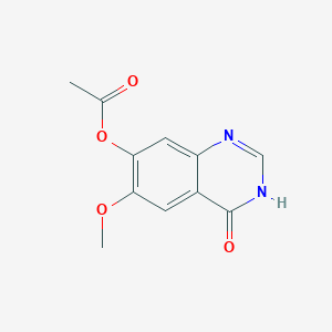 7-Acetoxy-6-methoxy-3,4-dihydroquinazolin-4-one