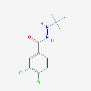 molecular formula C11H14Cl2N2O B8749592 3,4-Dichlorobenzoic acid tert-butylhydrazide CAS No. 112226-05-8