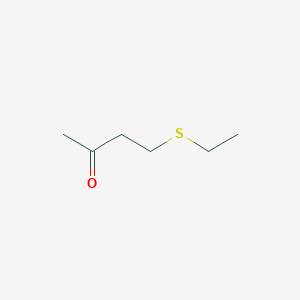 molecular formula C6H12OS B8749602 4-(ETHYLSULFANYL)BUTAN-2-ONE 