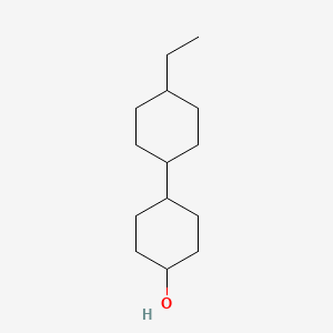 molecular formula C14H26O B8749638 4-(4-Ethylcyclohexyl)cyclohexanol 