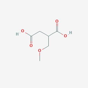 molecular formula C6H10O5 B8749679 2-(methoxymethyl)butanedioic Acid CAS No. 81949-89-5