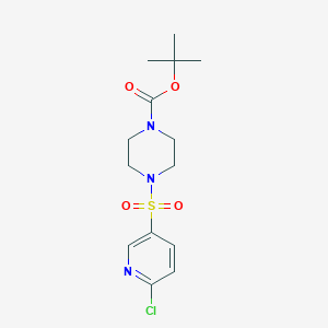 tert-Butyl 4-((6-chloro-3-pyridinyl)sulfonyl)-1-piperazinecarboxylate