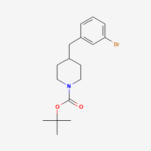 molecular formula C17H24BrNO2 B8749909 Tert-butyl 4-(3-bromobenzyl)piperidine-1-carboxylate 
