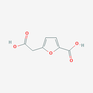 molecular formula C7H6O5 B8749914 5-Carboxyfuran-2-acetic acid 