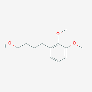 molecular formula C12H18O3 B8749960 2,3-Dimethoxy-benzenebutanol 