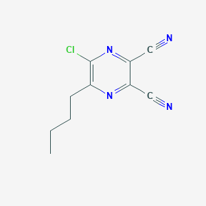 5-Butyl-6-chloropyrazine-2,3-dicarbonitrile