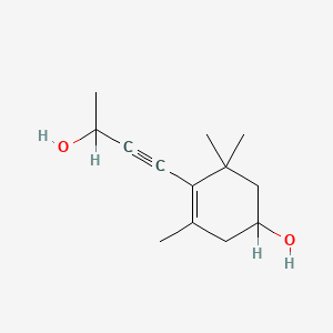 4-(3-Hydroxybutyn-1-yl)-3,5,5-trimethylcyclohex-3-en-1-ol