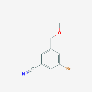 molecular formula C9H8BrNO B8750049 3-Bromo-5-(methoxymethyl)benzonitrile CAS No. 1383985-28-1