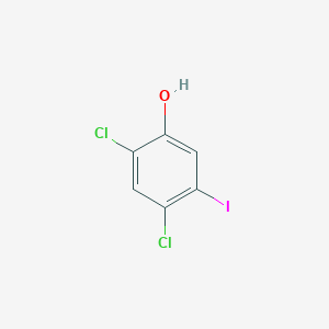 molecular formula C6H3Cl2IO B8750055 2,4-Dichloro-5-iodophenol CAS No. 335014-73-8