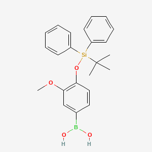 (4-{[tert-Butyl(diphenyl)silyl]oxy}-3-methoxyphenyl)boronic acid
