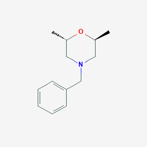molecular formula C13H19NO B8750073 (2S,6S)-4-Benzyl-2,6-dimethylmorpholine CAS No. 61883-63-4