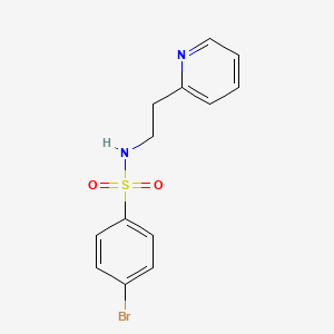 4-bromo-N-(2-pyridin-2-ylethyl)benzenesulfonamide