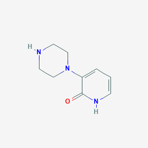 molecular formula C9H13N3O B8750087 3-piperazin-1-ylpyridin-2(1H)-one 