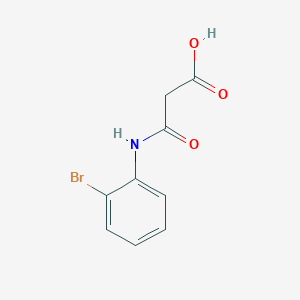 molecular formula C9H8BrNO3 B8750157 3-(2-Bromoanilino)-3-oxopropanoic acid CAS No. 123019-95-4