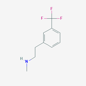 molecular formula C10H12F3N B8750191 N-Methyl-3-(trifluoromethyl)-benzeneethanamine 