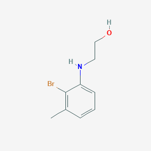 molecular formula C9H12BrNO B8750200 2-(2-Bromo-3-methylphenylamino)ethanol 