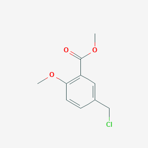 molecular formula C10H11ClO3 B8750267 Methyl 2-methoxy-5-chloromethylbenzoate CAS No. 7252-24-6