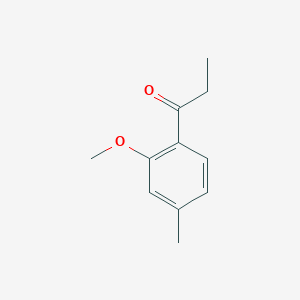 molecular formula C11H14O2 B8750299 1-(2-Methoxy-4-methyl-phenyl)-propan-1-one 